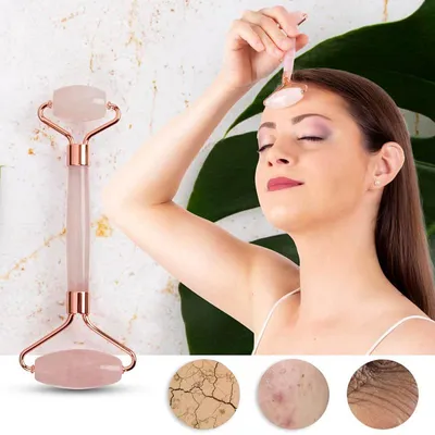 Zdjęcie produktu dla Roller do twarzy Insportline Rosado