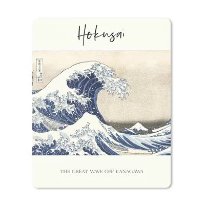Obrázek produktu pro Podložka pod myš - Japonské umění - Hokusai - Velká vlna Kanagawy - 19x23cm - Podložka pod myš
