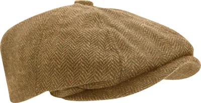 Immagine prodotto di Berretto da uomo con motivo pied-de-poule HA484 (58 cm) (Beige)