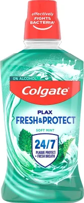 Image de Bain de bouche Colgate Plax Soft Mint 500ml sans alcool antibactérien