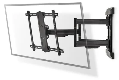 Immagine prodotto di Supporto a parete per TV NEDIS, per schermi da 37-80", capacità di carico 70 kg, regolabile, in acciaio, colore nero