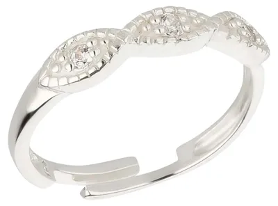 Produktbild von Zehenring Zehring funkelndes Motiv 925 Silber
