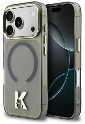 Obrázok produktu pre Kryt Karl Lagerfeld IML K Head pre iPhone 18 Pro / 17 Pro, čierna farba