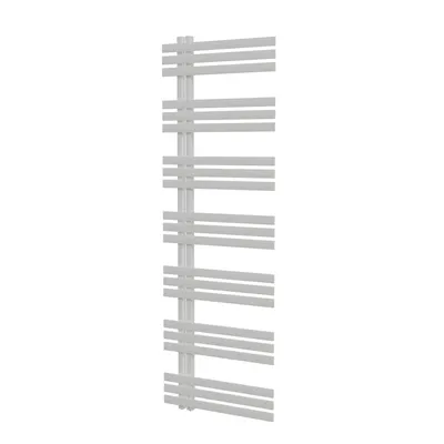 Produktbild von Schulte Badheizkörper IGNIS, 180x60 cm, Weiß, seitlich versetzter Mittelanschluss, ohne Heizstab