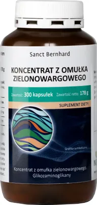 Produktbild von Nahrungsergänzungsmittel Kräuterhaus Sanct Bernhard Grünlippmuschelkonzentrat (300 Kapseln) 7195