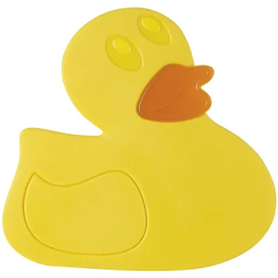 Produktbild von Spirella Duschmatte Badewanneneinlage Anti Rutsch Pads "Ente" - 6 Stück antibakteriell rutschfest mit Saugnäpfen