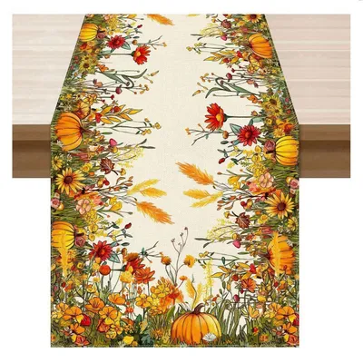 Zdjęcie produktu dla Bieżnik jesienny, 33x183 cm, materiał: poliester
