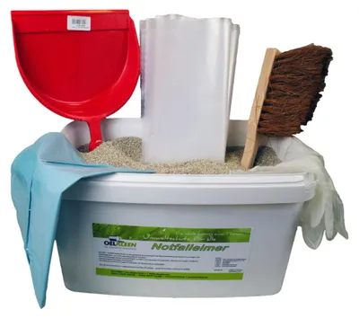Zdjęcie produktu dla Wiadro awaryjne, 7 szt. wiąże maks. 3 litry/wiadro Wiadro OEL-KLEEN