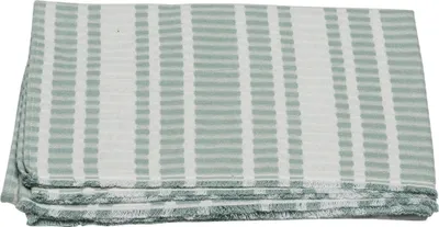 Produktbild von David Fussenegger Wohndecke Riva 'Blockstreifen' 140 x 200 cm Hellgrün