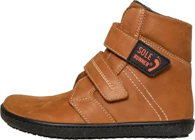 Produktbild von SOLE RUNNER® Winter Kinder Barfußschuh Titania 2 Brown – mit Schafwolle,Größe:34,Farbe:Brown