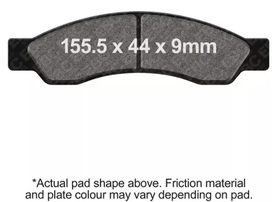 Immagine prodotto di Pastiglie freno EBC FA768R (set per 1 disco)