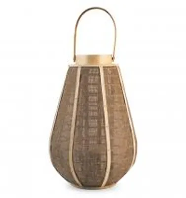 Immagine prodotto di H&H Lanterna In Juta e Legno Cm26X54h