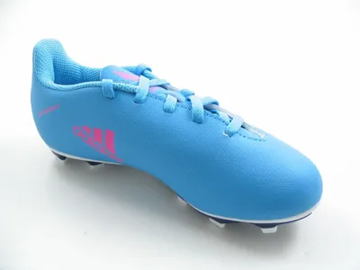 Produktbild von Adidas Jungen Fußballschuh X SPEEDFLOW.4 FxG 40240-33, 40240-38 ADI-GW7520 skyrus/tmshpn/legind 33