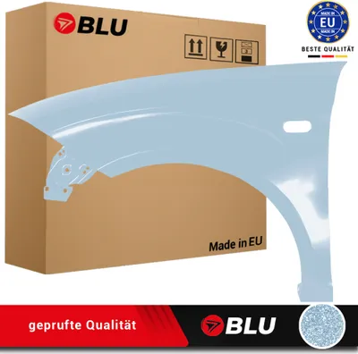 Zdjęcie produktu dla BLU Błotnik pasujący do Seat Altea 5P1/5P5 LS5V Lewy Niebieski BlauLluvia | 2004-2015 | Przedni Przód | Lakierowany | Gotowy do montażu | Stal