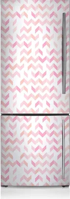 Produktbild von Aufkleber Kühlschrankmagnete Dekoration Kühlschrankfolie 60x205 cm - Geometrisches Herringbone.