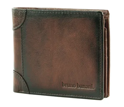 Produktbild von bruno banani Leder Geldbörse Wallet Brown braun
