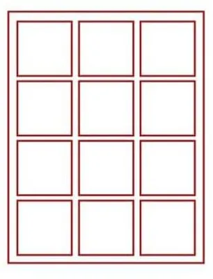 Produktbild von Lindner 2812 LINDNER d-Münzboxen mit quadratischen Vertiefungen für 12 Münzen/Medaillen bis 66 x 66 mm-grau / rote Einlage