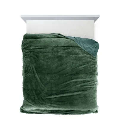 Obrázek produktu pro Eurofirany mazlivý strop 150 cm x 200 cm tmavì zelená mìkká