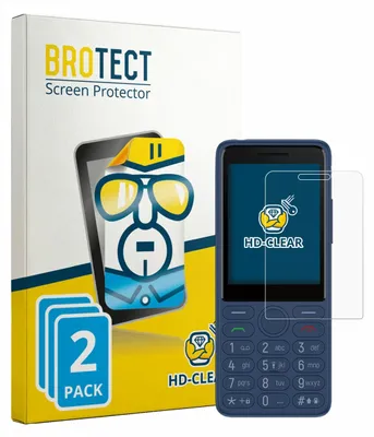 Produktbild von 2x Für TCL OneTouch 4042s Schutzfolie BROTECT Displayschutz Display Schutz Folie Klar Transparent