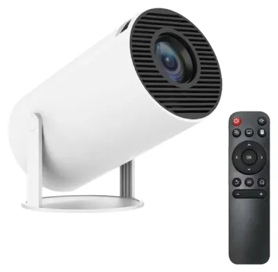 Zdjęcie produktu dla Projektor wideo, rozdzielczość 4K Ultra HD, łączność Wi-Fi i Bluetooth, kolor biały