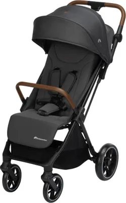 Produktbild von Bebeconfort Indra, Kinderwagen, 0–4 Jahre (22 kg), Schnell automatisch klappbarer Kinderwagen, Integr. Federung, Klein zusammenklappbar, Flache Liegeposition, Mit Autositz kompatibel, Mineral Graphite