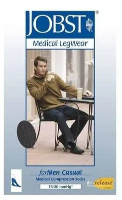 Immagine prodotto di Calza Compressiva Jobst For Men Casual 15-20Mmhg Gambaletto Ne L Articolo 754780000200