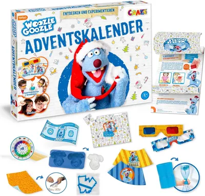 Obrázek produktu pro Woozle Goozle Vědecký adventní kalendář – Hračkový adventní kalendář s experimenty pro děti