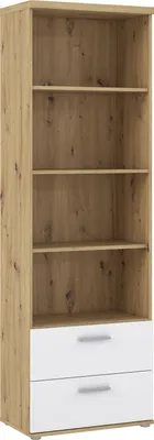 Obrázek produktu pro Furniture24 Winnie - Regál Wnr82-C804 Stojící police Forte Artisan Dub/bílá