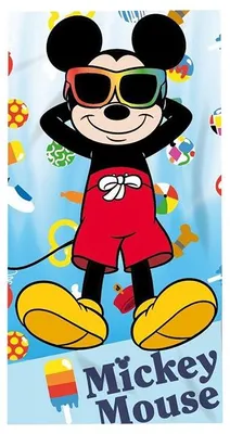 Immagine prodotto di Telo mare per bambini in cotone 70x140 Mickey Mouse