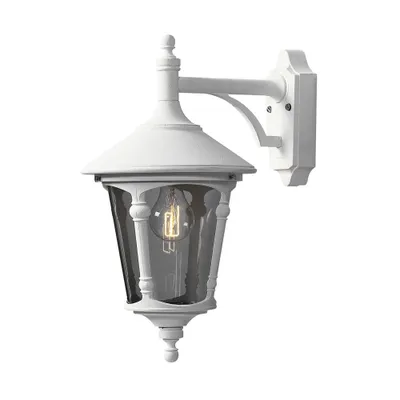 Produktbild von Konstsmide Virgo Down weiß lackiertes Aluminium, rauchfarbenes Acrylglas, Hand EU 568-250