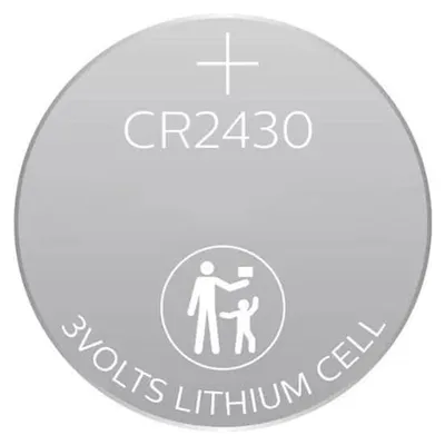 Produktbild von 1 x CR2430 Lithium Batterie im Blister mit 3 V, ideal für elektronische Geräte.
