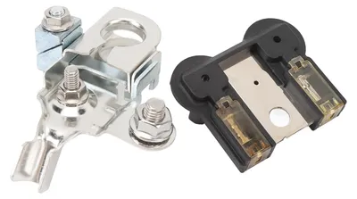 Image de Fusible de batterie et pince de borne de batterie avec écrou AL3Z 14526 AA, résistant à la chaleur, 250 A, 125 A