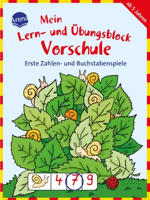 Produktbild von Mein Lern- und Übungsblock Vorschule. Erste Zahlen- und Buchstabenspiele