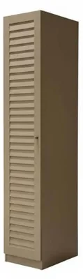 Produktbild von 1-turiger Kleiderschrank Beige Moderner Stil Universell Funktional