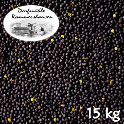 Image de 15 kg Graines de Colza en Vrac Noir Purifié Oreiller Chauffant Production d'huile DML