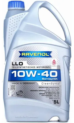 Produktbild von RAVENOL LLO für 10W-40 5 Liter Motoröl Motorenöl Teilsynthetisch 229.1 500 00 505 00 Öl