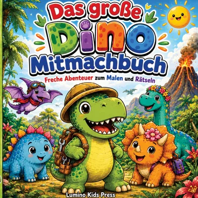 Produktbild von Das große Dino Mitmachbuch