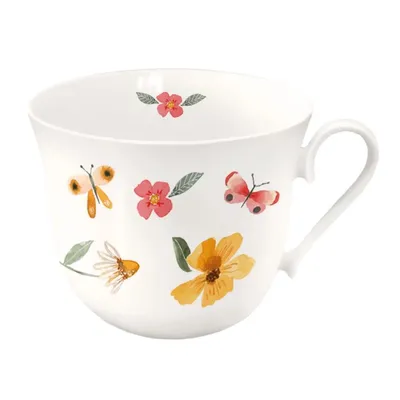 Produktbild von Grätz Verlag Porzellantasse Lucky Vibes, Einzelbild, 0,4 l, Tasse, Universal, Mehrfarbig, Porzellan