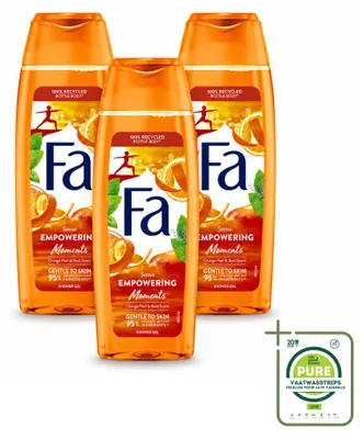 Imagen del producto de 3 unidades de gel de ducha Fa "Empowering Moments" - 250 ml - Pack grande