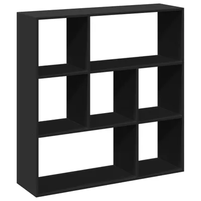 Produktbild von vidaXL Raumteiler-Bücherregal Schwarz 102x29x103,5 cm Holzwerkstoff
