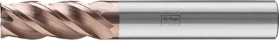 Image de PFERD TOOLS Fraise VHM Ø6 mm, 4 tranchants, 2xDC, chanfrein 0,15 mm 45°, queue HA