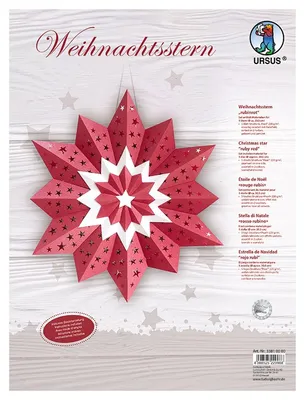 Produktbild von URSUS Weihnachtsstern rubinrot