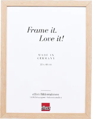 Produktbild von Fotorahmen aus heller Eiche, 9 x 13 cm, mit entspiegeltem Glas