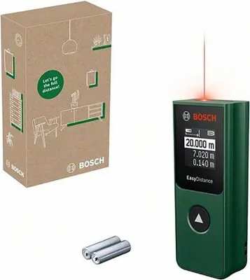 Obrázok produktu pre Laserový diaľkomer, Bosch EasyDistance 20, merací rozsah až 20 m, digitálny