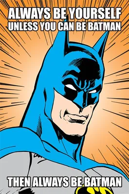 Image de Batman (Always Be Yourself) - 61x91,5cm - Affiche Poster