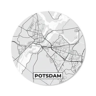 Produktbild von MuchoWow® Mauspad Mousepad Deutschland - Stadtplan - Potsdam - Karte 50x50 cm - Mousepads - Maus Mat - Pad - Mausunterlage - Vinyl