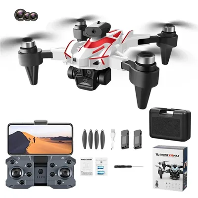 Produktbild von Drohnen, die Hindernissen ausweichen, vertikal schießen, hochauflösende Bilder übertragen, Flugbahnen, Kunstflugrollen, Start und Landung mit einem Knopfdruck