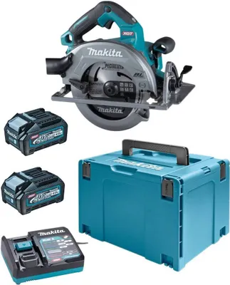 Zdjęcie produktu dla Makita Pilarka Tarczowa Akumulatorowa 40Vmax Xgt 2X4,0Ah 190Mm Hs003Gm201