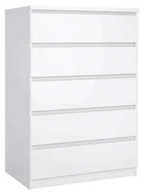 Image de Commode NAIA Buffet blanc brillant