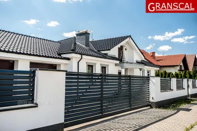 Produktbild von Design Aluminium Zaun Modern Sichtschutz Anthrazit Hochwertig Pulverbeschichtet